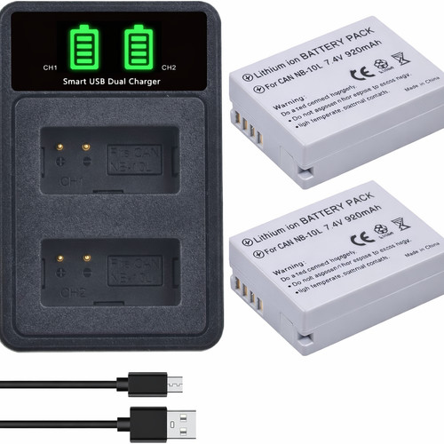 Batteria caricabatterie - 2x,